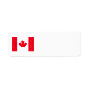 Etiquetas de direcciones FLAG CANADIENSES