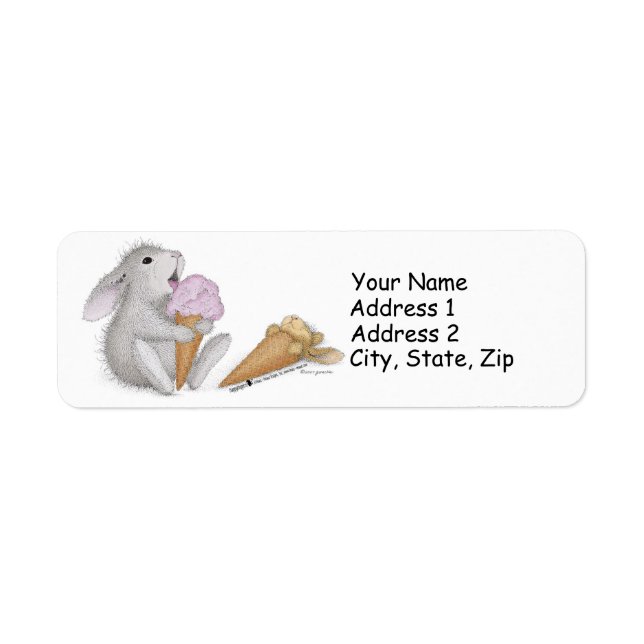 Etiquetas de direcciones HappyHoppers® (Frente)