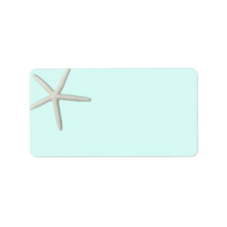 Etiquetas de direcciones imprimibles de Starfish, 