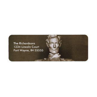 Etiquetas de direcciones personalizadas Lincoln Me