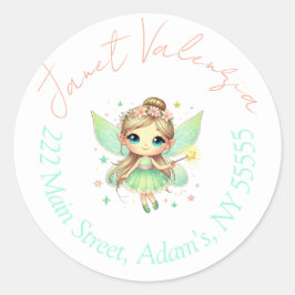 Etiquetas de direcciones redondas