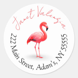 Etiquetas de direcciones redondas