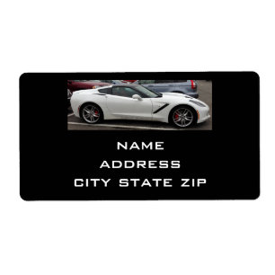 ETIQUETAS DE DIRECCIONES "STINGRAY CORVETTE CHEVY"