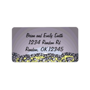 Etiquetas de diseñador de personalizados de flores