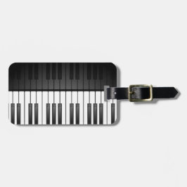 Etiquetas de diseño de teclado para piano