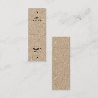 Etiquetas de dos en un elegante mini regalo