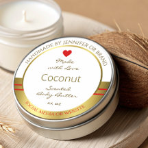 Etiquetas de embalaje de productos elegantes de co