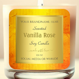 Etiquetas de embalaje de productos elegantes marco