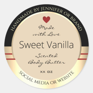 Etiquetas de embalaje de productos elegantes oro n