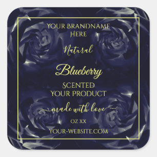 Etiquetas de embalaje de productos florales Rosas 
