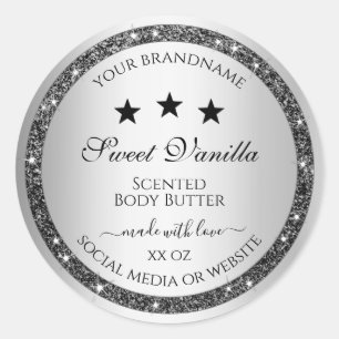 Etiquetas de empaque de productos con efecto Purpu