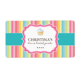 Etiquetas de empaquetado de panaderías