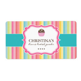 Etiquetas de empaquetado de panaderías