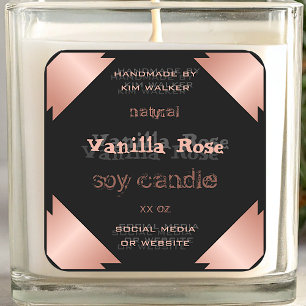 Etiquetas de empaquetado de productos de color neg