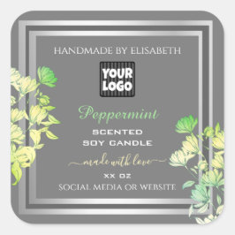 Etiquetas de envasado de productos con logotipo Pl