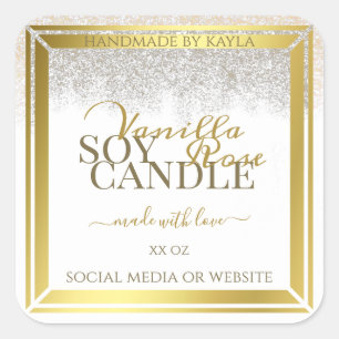 Etiquetas de envasado de productos llamativas de c