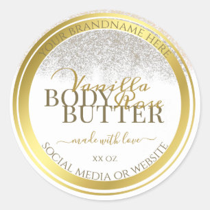 Etiquetas de envasado de productos llamativas de c