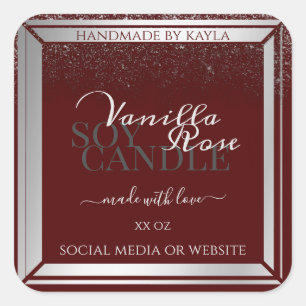 Etiquetas de envasado de productos nobles de borgo