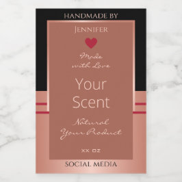 Etiquetas de envasado de productos nobles de oro m