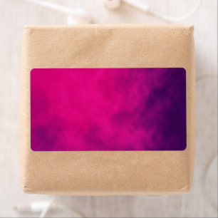 Etiquetas de envío de gradiente morado rosado - Pe