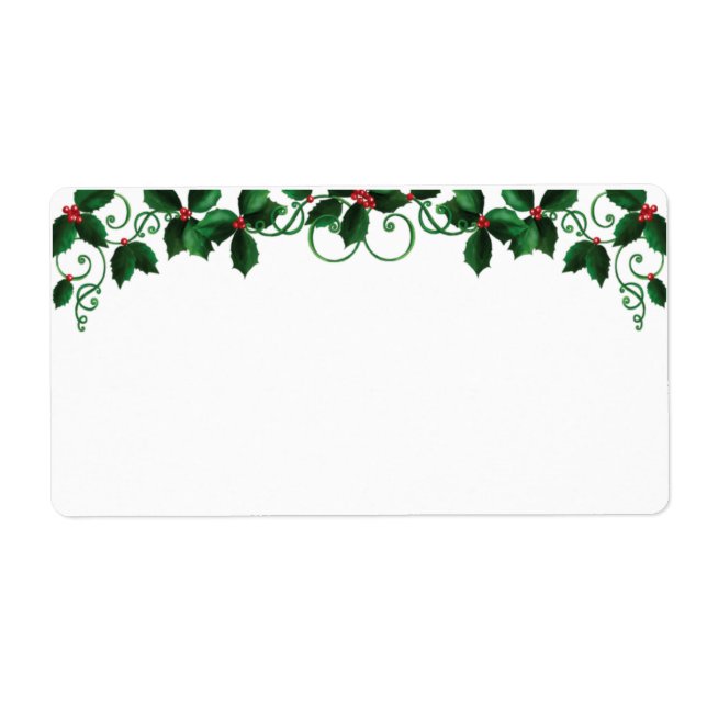 Etiquetas de envío de navidades (Frente)