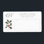 ETIQUETAS DE ENVÍO : VINTAGE CHRISTMAS HOLLY<br><div class="desc">ETIQUETA DE ENVÍO : VINTAGE CHRISTMAS :HOLLY DE REDOUTÉ</div>