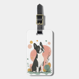 Etiquetas de equipaje de Boston Terrier