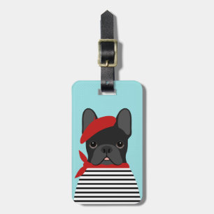 Etiquetas de equipaje de Bulldog Francés