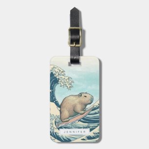 Etiquetas de equipaje de Capybara