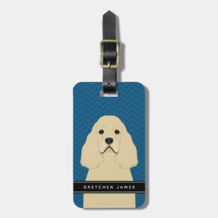 Etiquetas de equipaje de Cocker Spaniel