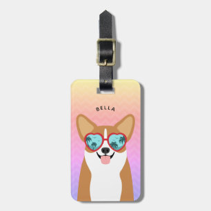 Etiquetas de equipaje de Corgi