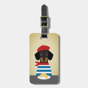 Etiquetas de equipaje de Dachshund