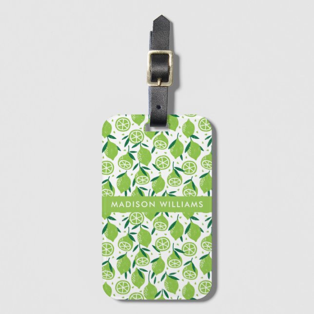 Etiquetas de equipaje de frutas (Anverso vertical)