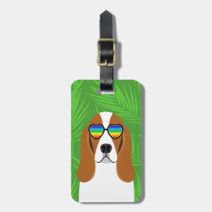 Etiquetas de equipaje de Hound Basset