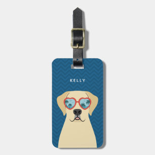 Etiquetas de equipaje de Labrador Recuperador