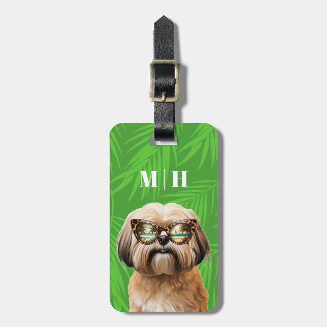 Etiquetas de equipaje de Lhasa Apso (Frente Vertical)