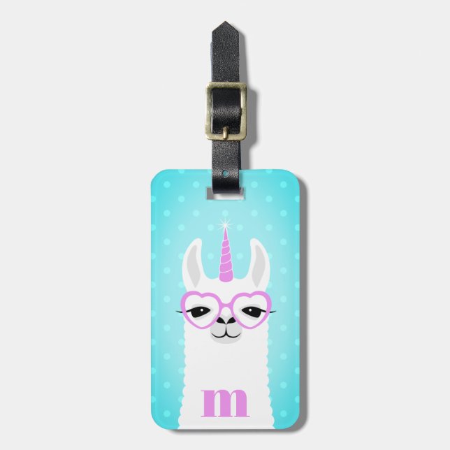 Etiquetas de Equipaje de Llama (Frente Vertical)