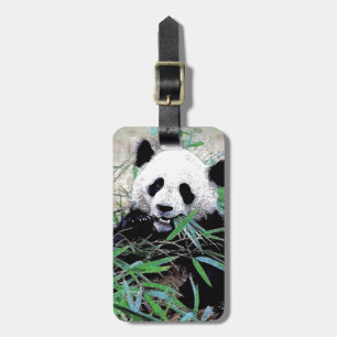 Etiquetas de equipaje de Panda