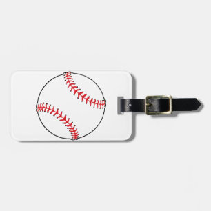 Etiquetas de equipaje de pelota de béisbol