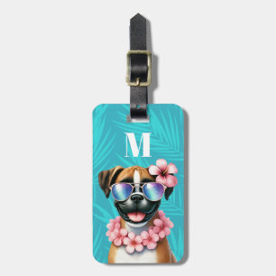 Etiquetas de Equipaje de Perro Boxer
