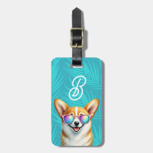 Etiquetas de equipaje de perro Corgi