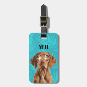 Etiquetas de equipaje de perro de Vizsla