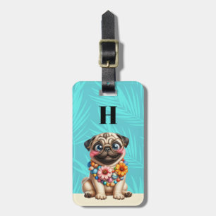 Etiquetas de Equipaje de Perro Pug