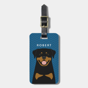 Etiquetas de equipaje de Rottweiler