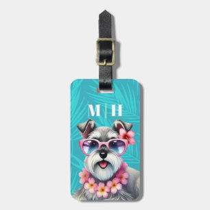 Etiquetas de equipaje de Schnauzer