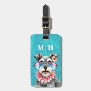Etiquetas de equipaje de Schnauzer
