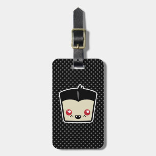 Etiquetas de equipaje de viaje de Kawaii Dracula
