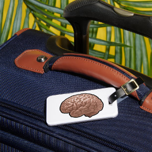 Etiquetas de equipaje del cerebro humano