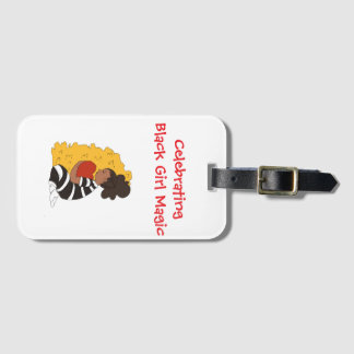 Etiquetas de equipaje del chica