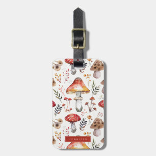 Etiquetas de equipaje para hongos